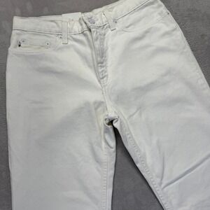 Polo Jeans Co. Ralph Lauren Jeans Womens 8 Saturday White Denim Straight Leg NWT